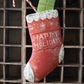 Hand Hammered Painted Holiday Stocking By Kalalou | Wall Art | Modishstore
