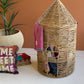 Woven Seagrass House Basket With Lid By Kalalou | Bins, Baskets & Buckets | Modishstore