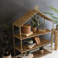 Woven Seagrass House With Shelves By Kalalou | Shelves & Shelving Units | Modishstore