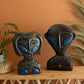 Set Two Hand-Hammered & Painted People Tabletop Sculptures By Kalalou | Sculptures | Modishstore