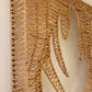 Woven Seagrass And Iron Leaf Wall Panel By Kalalou | Wall Decor | Modishstore - 3