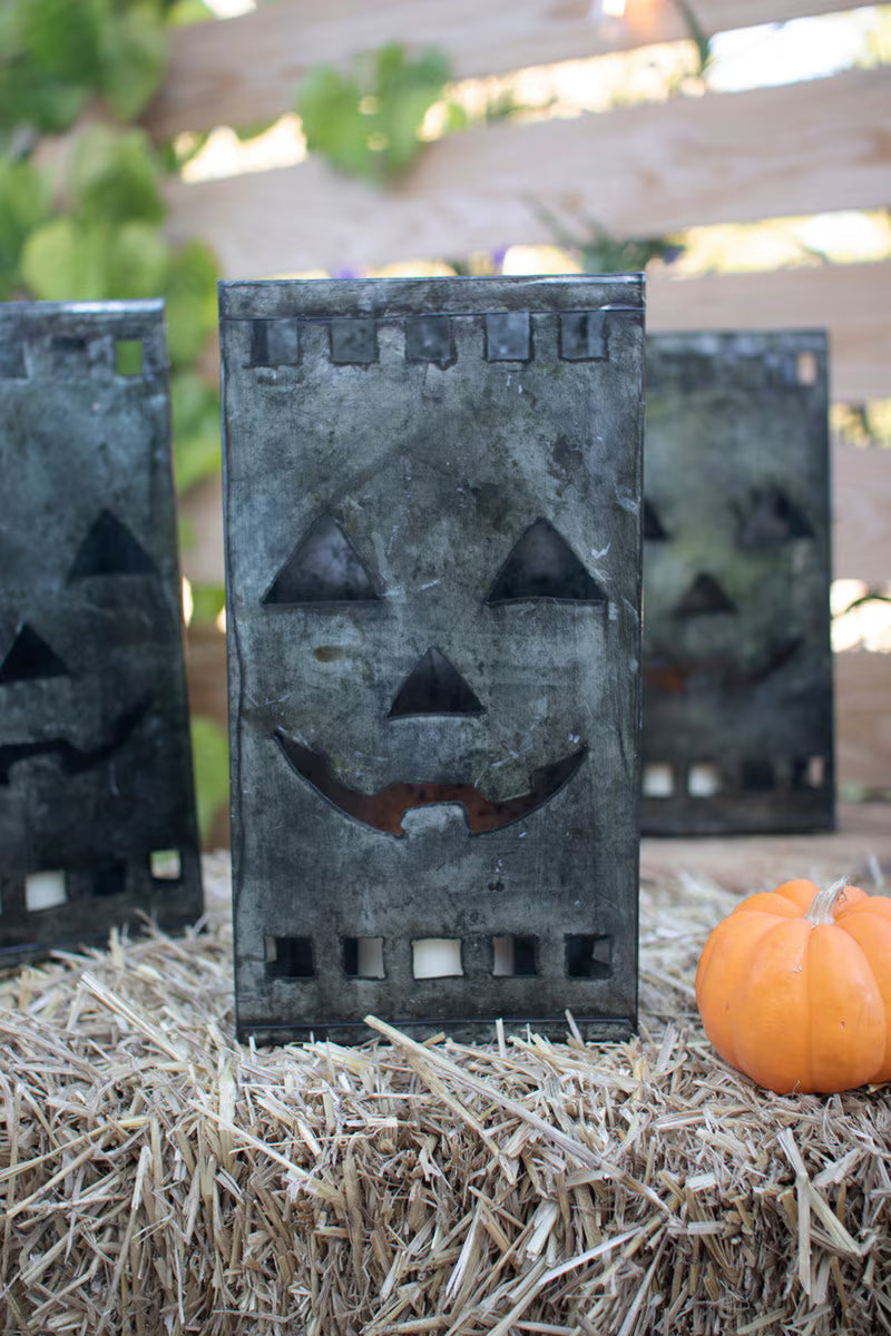 Tin Bag Jack-O-Lantern Luminary - Thumbnail 4