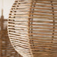 Set Of Three Large Woven Seagrass And Iron Ornaments By Kalalou