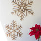 Set Of Two Woven Seagrass Snowflakes By Kalalou