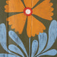 Set Of Four Hand Painted Florals On Recycled Wood Panels By Kalalou