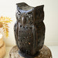 Rustic Iron Owl Luminary By Kalalou