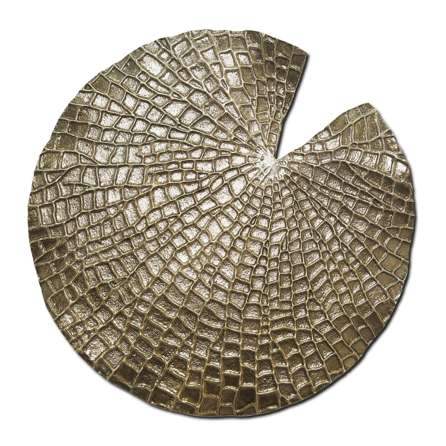 Water Lily 14.2"D Wall Art By Gold Leaf | Wall Art | Modishstore - 2