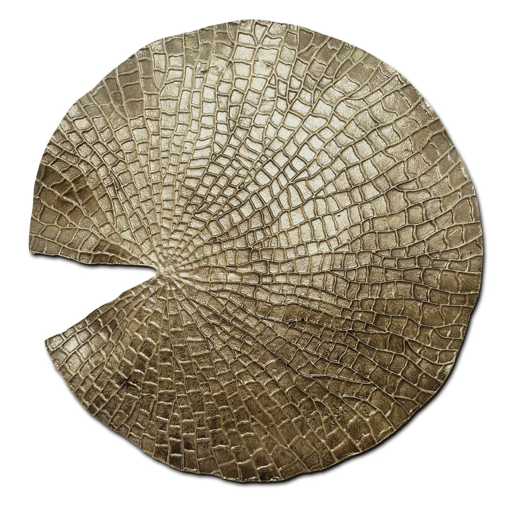 Water Lily 19.1"D Wall Art By Gold Leaf | Wall Art | Modishstore - 3
