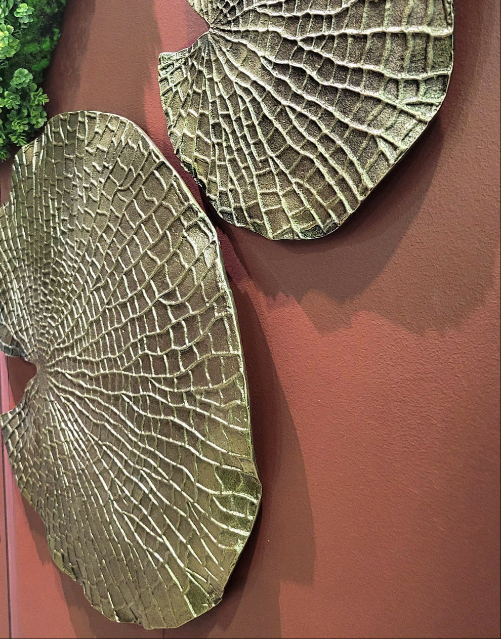Water Lily 19.1"D Wall Art By Gold Leaf | Wall Art | Modishstore - 6