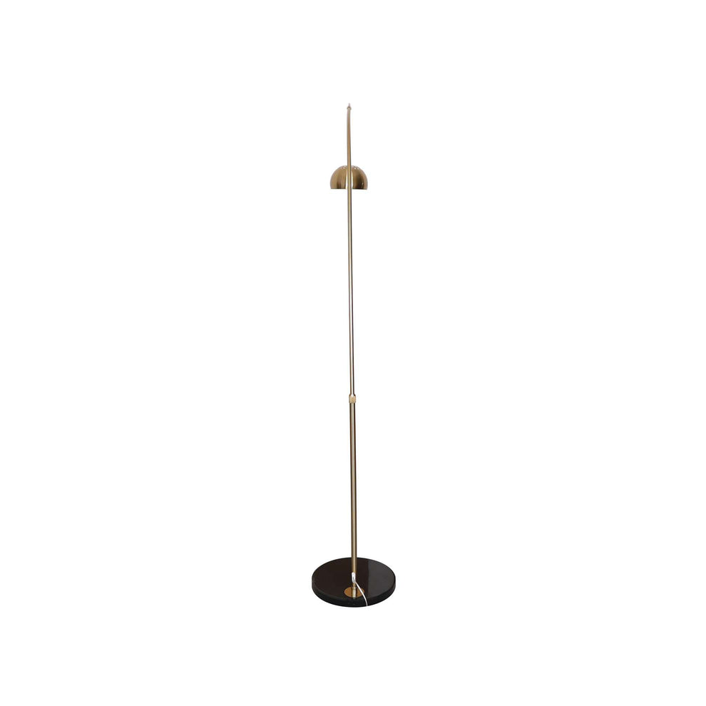Leisuremod Arco Mid-Century Modern Arched Floor Lamp 75.6" Height with Black Round Marble | Floor Lamps | Modishstore - 5