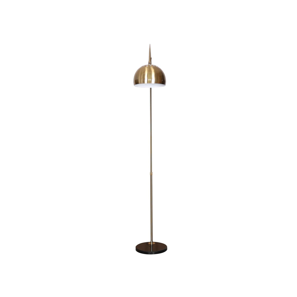 Leisuremod Arco Mid-Century Modern Arched Floor Lamp 75.6" Height with Black Round Marble | Floor Lamps | Modishstore - 7