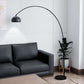 Leisuremod Arco Mid-Century Modern Arched Floor Lamp 75.6" Height with Black Round Marble | Floor Lamps | Modishstore - 11