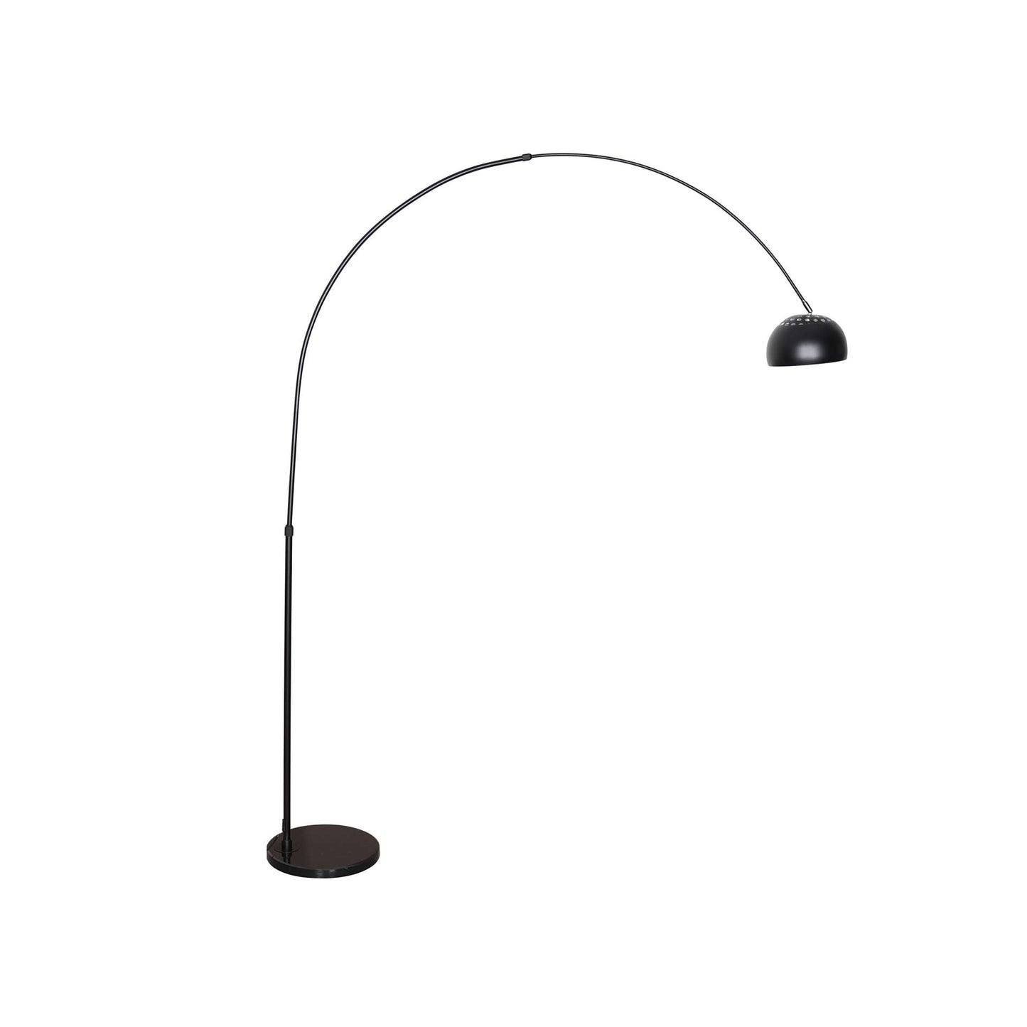 Leisuremod Arco Mid-Century Modern Arched Floor Lamp 75.6" Height with Black Round Marble | Floor Lamps | Modishstore - 20