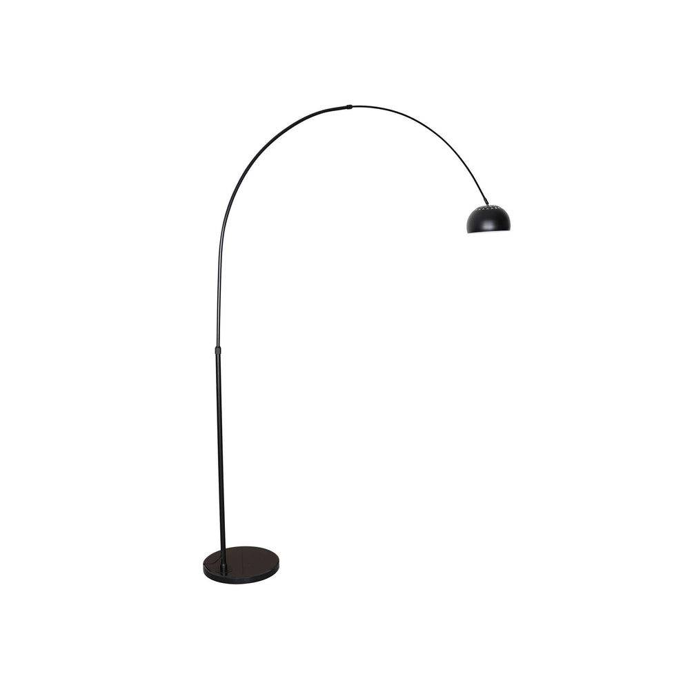 Leisuremod Arco Mid-Century Modern Arched Floor Lamp 75.6" Height with Black Round Marble | Floor Lamps | Modishstore - 13