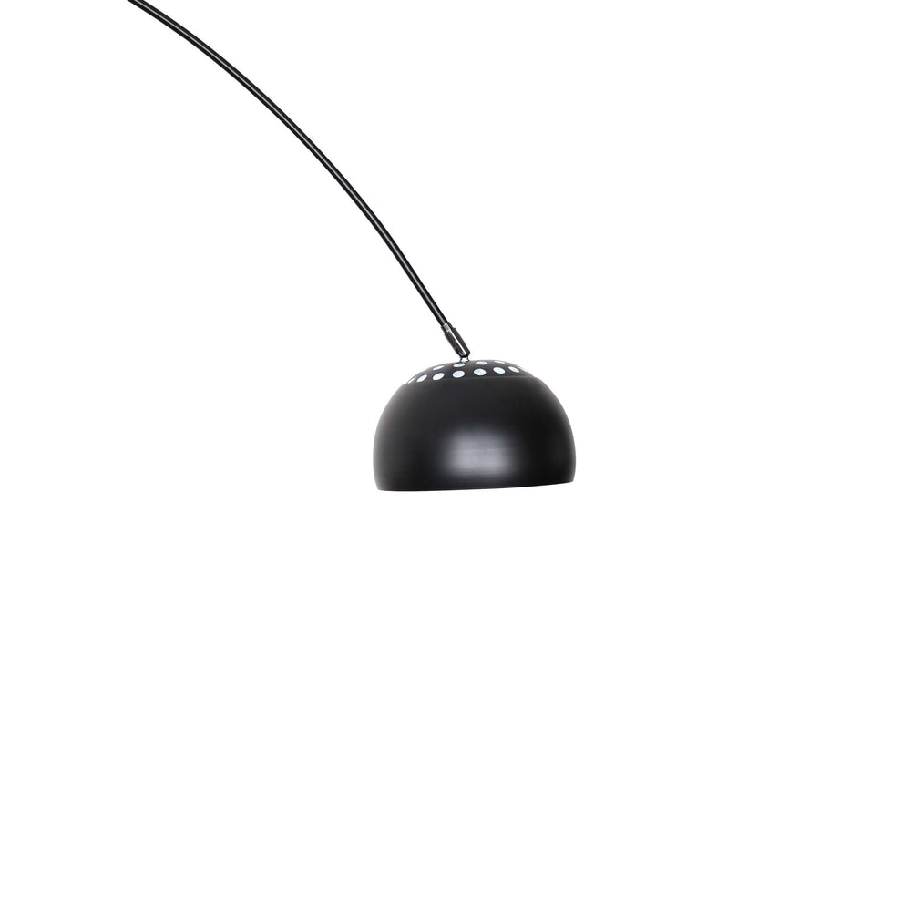 Leisuremod Arco Mid-Century Modern Arched Floor Lamp 75.6" Height with Black Round Marble | Floor Lamps | Modishstore - 15