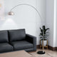 Leisuremod Arco Mid-Century Modern Arched Floor Lamp 75.6" Height with Black Round Marble | Floor Lamps | Modishstore - 23