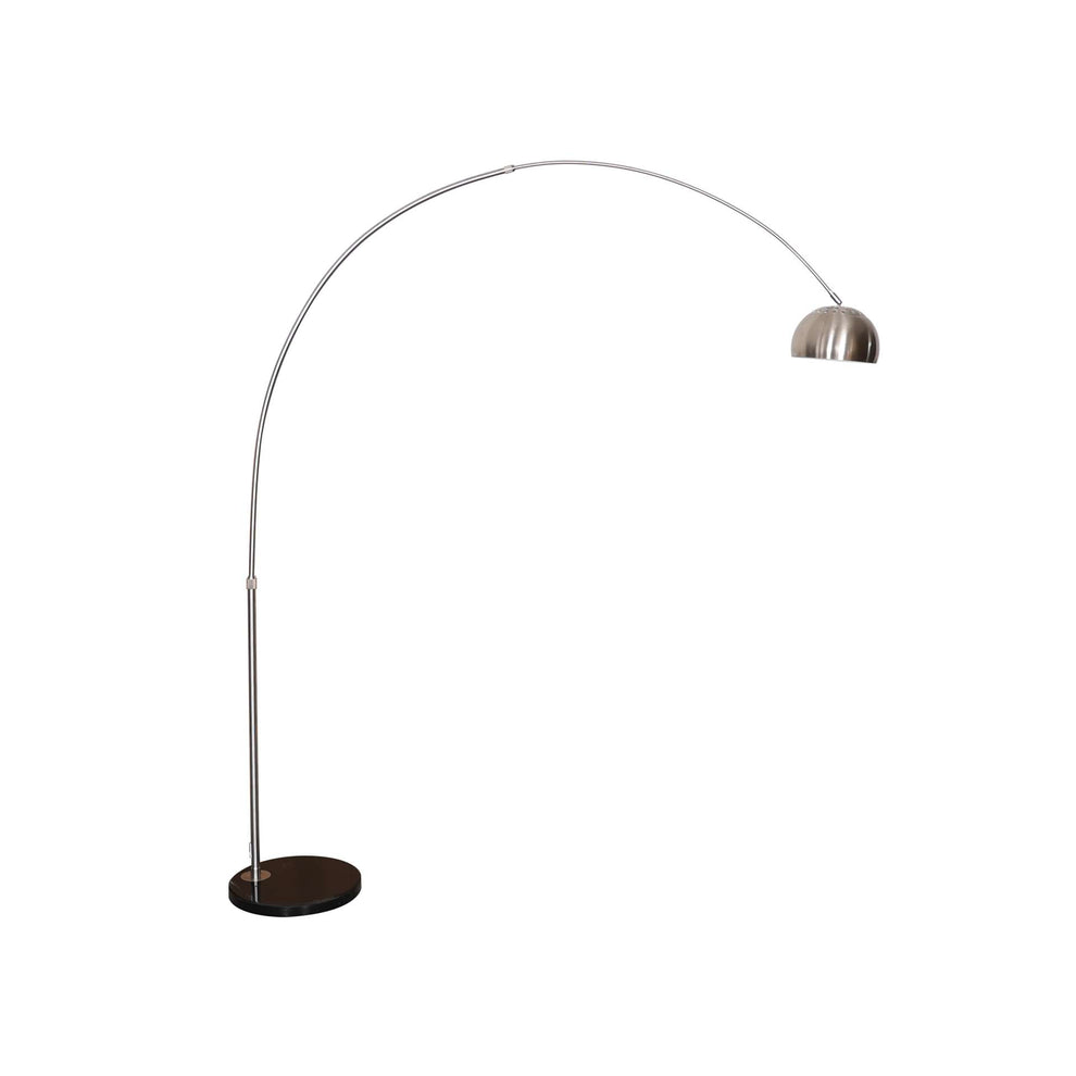 Leisuremod Arco Mid-Century Modern Arched Floor Lamp 75.6" Height with Black Round Marble | Floor Lamps | Modishstore - 28