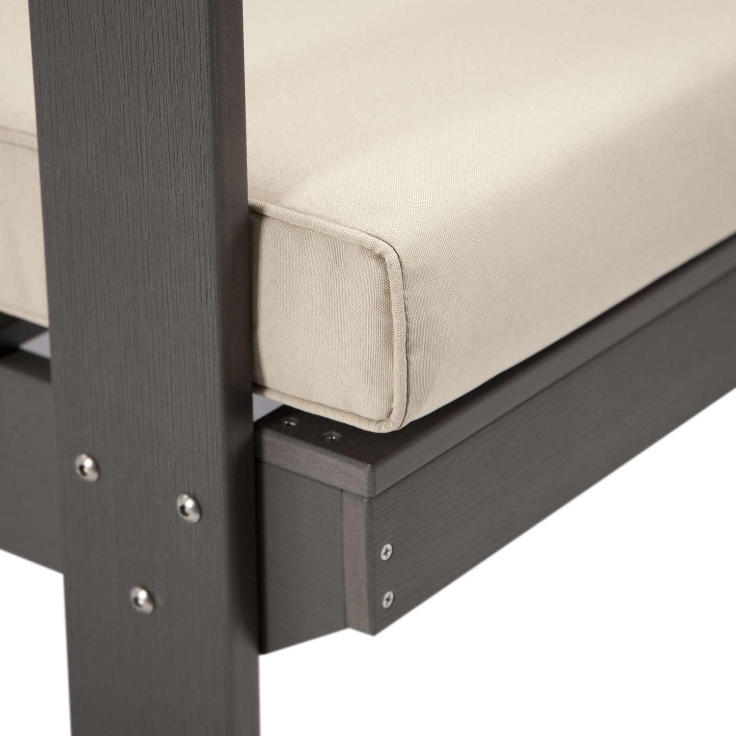 LeisureMod Alpine Poly Lumber 4-Piece Weather Resistant Patio Conversation Set | Outdoor Sofas, Loveseats & Sectionals | Modishstore - 17