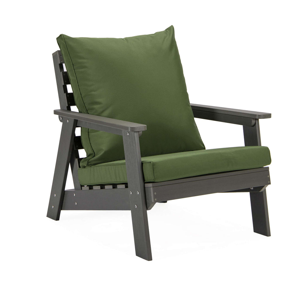LeisureMod Alpine Poly Lumber 4-Piece Weather Resistant Patio Conversation Set | Outdoor Sofas, Loveseats & Sectionals | Modishstore - 48