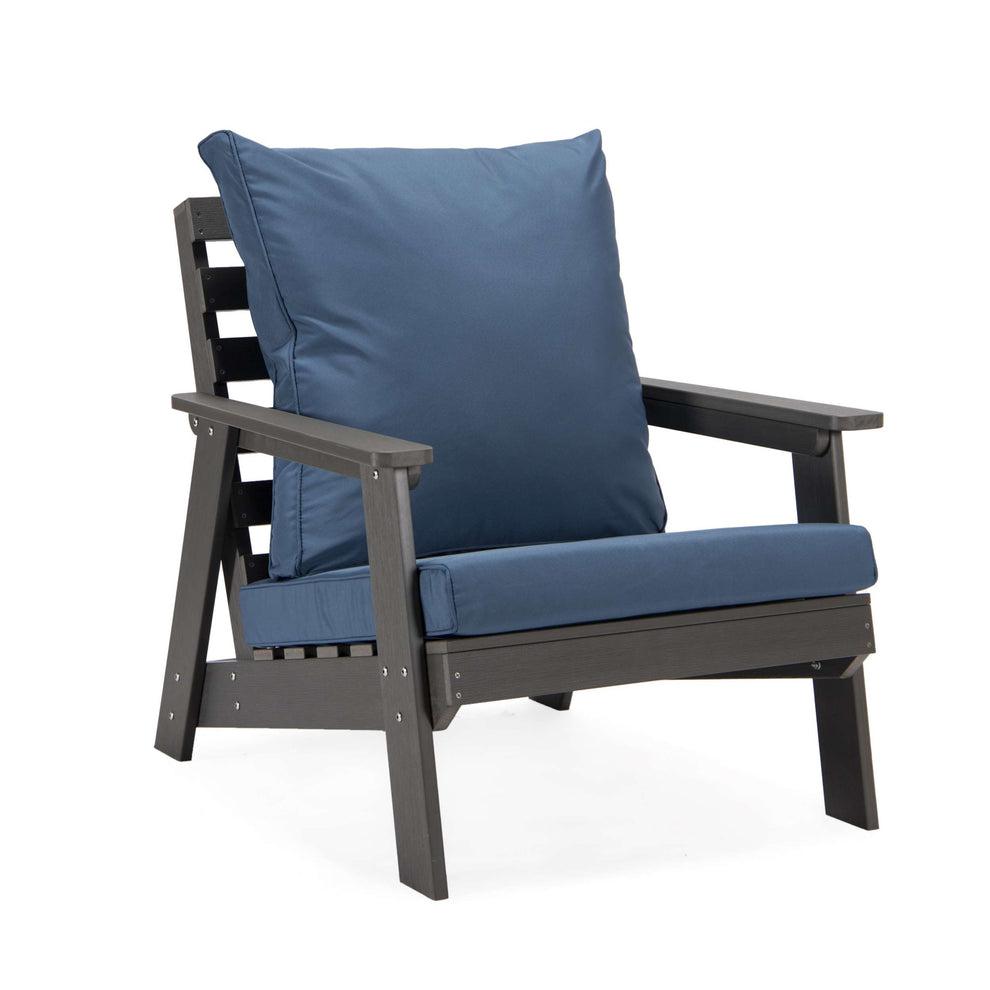 LeisureMod Alpine Poly Lumber 4-Piece Weather Resistant Patio Conversation Set | Outdoor Sofas, Loveseats & Sectionals | Modishstore - 66