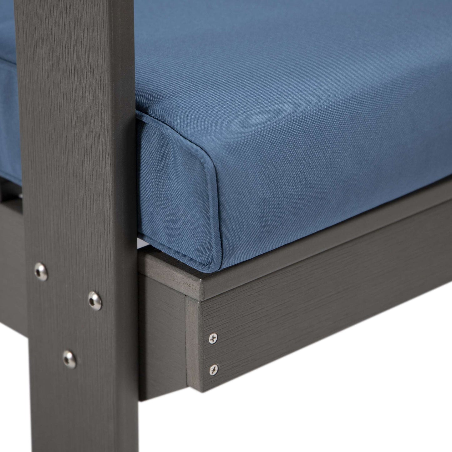 LeisureMod Alpine Poly Lumber 4-Piece Weather Resistant Patio Conversation Set | Outdoor Sofas, Loveseats & Sectionals | Modishstore - 69