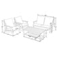 LeisureMod Alpine Poly Lumber 4-Piece Weather Resistant Patio Conversation Set | Outdoor Sofas, Loveseats & Sectionals | Modishstore - 73