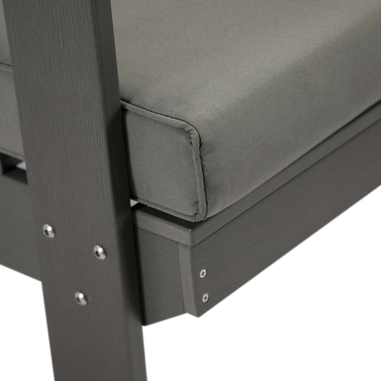 LeisureMod Alpine Poly Lumber 4-Piece Weather Resistant Patio Conversation Set | Outdoor Sofas, Loveseats & Sectionals | Modishstore - 88