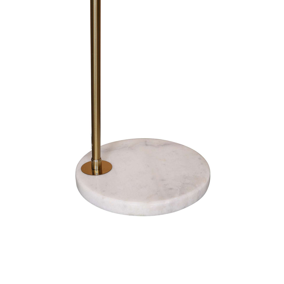 Leisuremod Arco Mid-Century Modern Arched Floor Lamp 75.6" Height with White Round Marble | Floor Lamps | Modishstore - 13