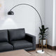 Leisuremod Arco Mid-Century Modern Arched Floor Lamp 75.6" Height with White Round Marble | Floor Lamps | Modishstore - 14