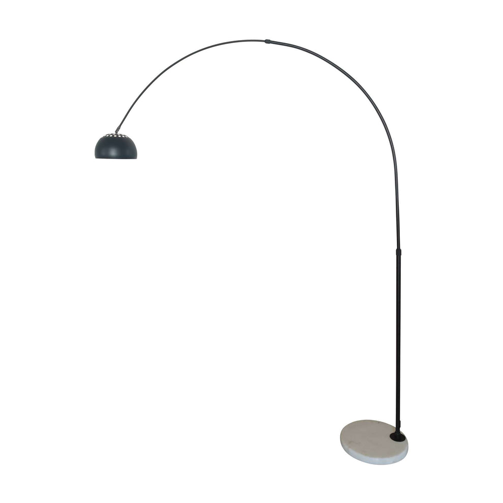 Leisuremod Arco Mid-Century Modern Arched Floor Lamp 75.6" Height with White Round Marble | Floor Lamps | Modishstore - 23