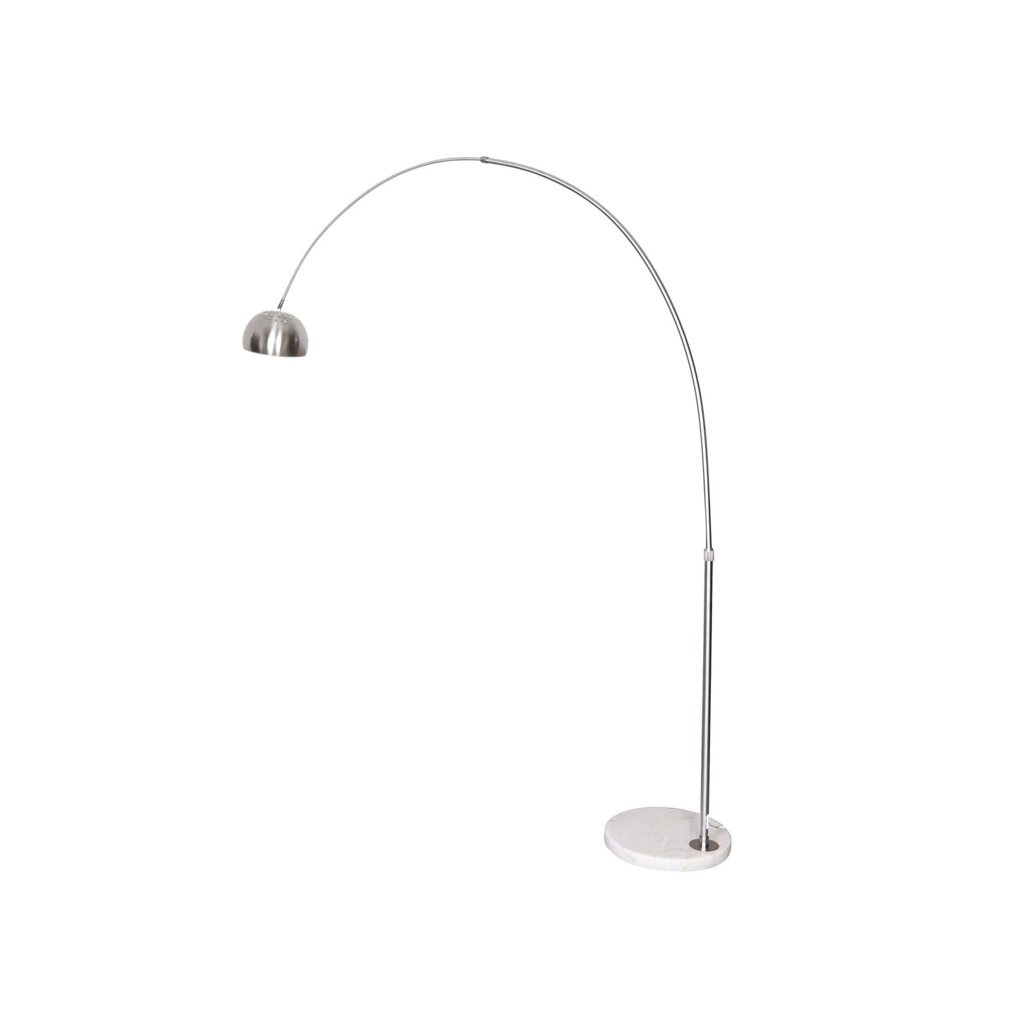 Leisuremod Arco Mid-Century Modern Arched Floor Lamp 75.6" Height with White Round Marble | Floor Lamps | Modishstore - 31