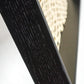 Shadow Box w/ Curva Paper, Satin Black Hardwood By Gold Leaf | Wall Art | Modishstore - 2