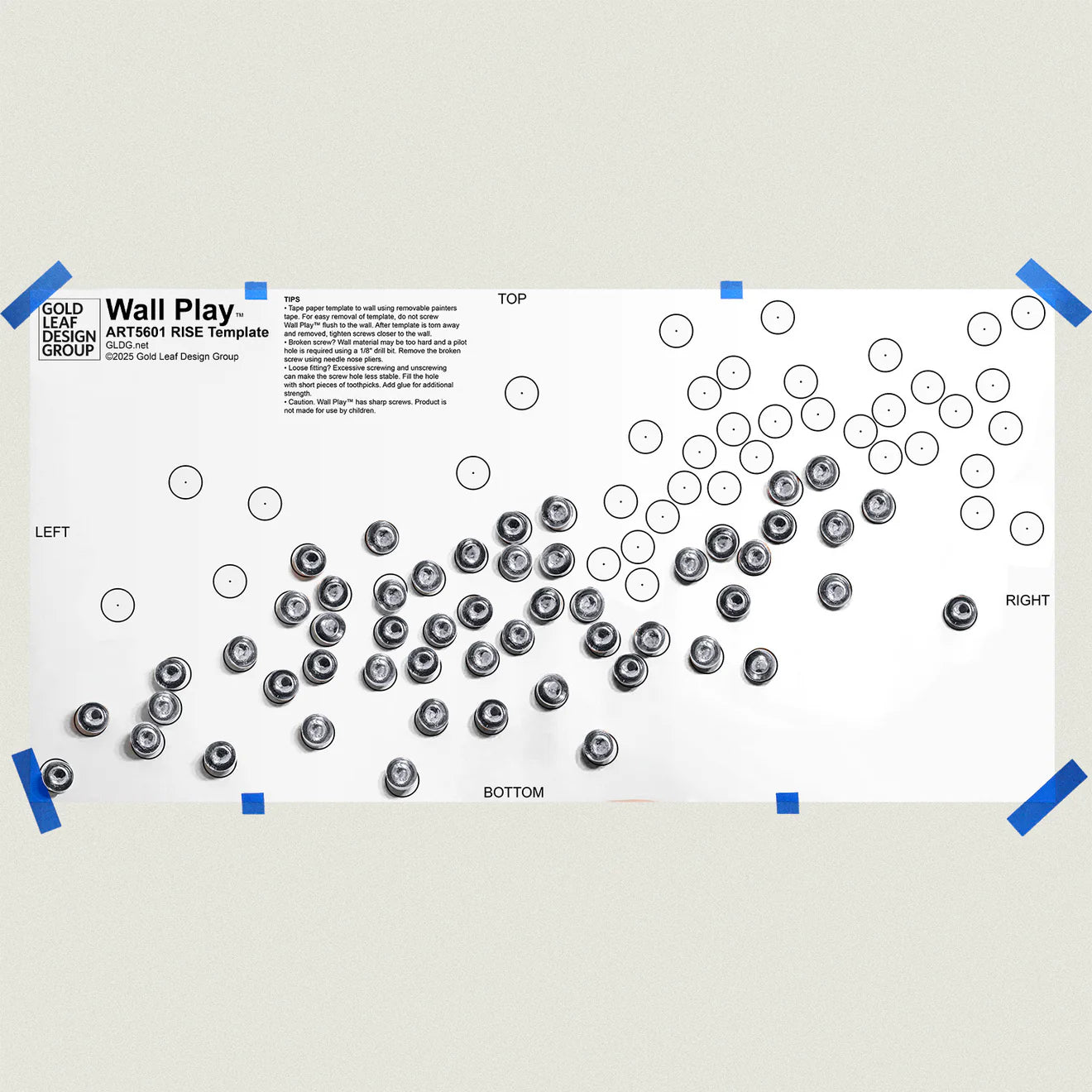 Template Kit - RISE Seed, ~71”W By Gold Leaf