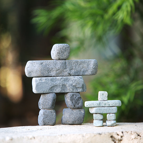 7" Inukshuk Set of 3 By Garden Age Supply | Sculptures | Modishstore - 2