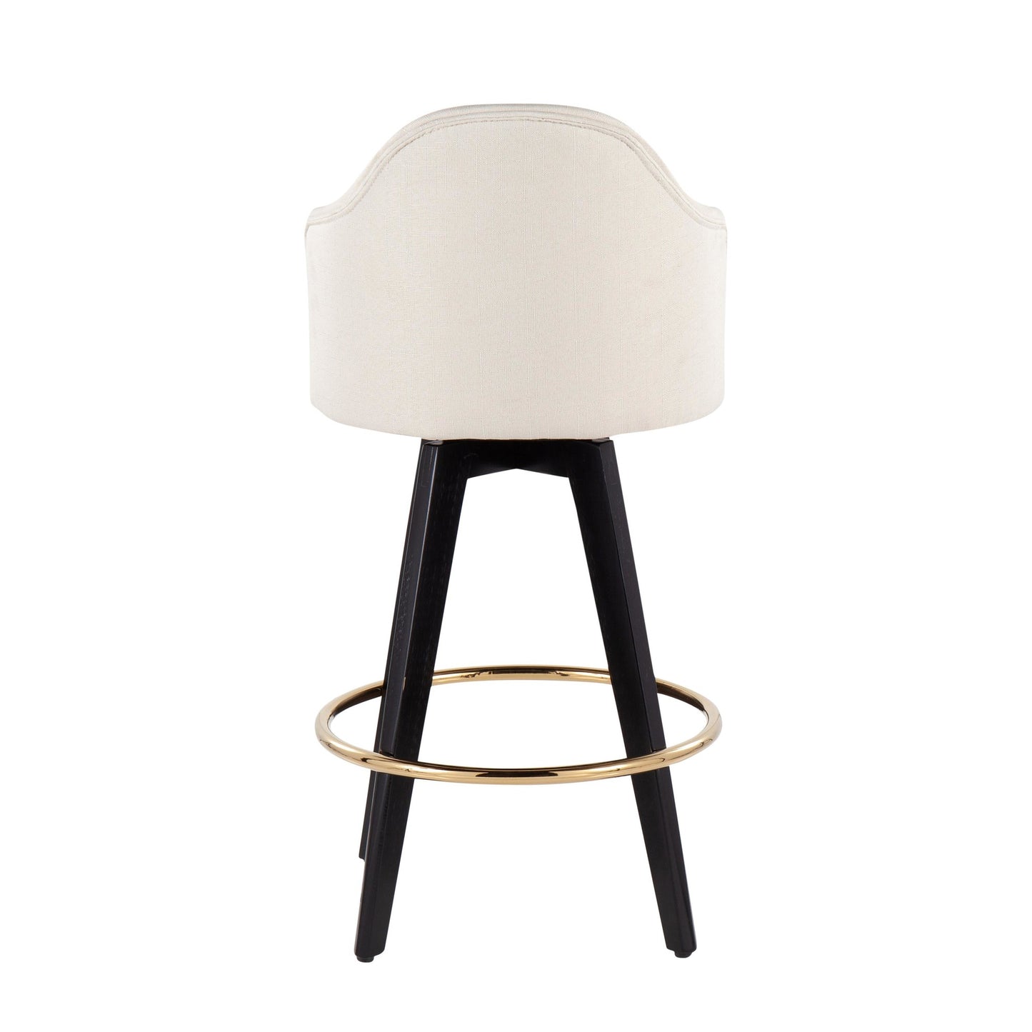 Ahoy 26" Counter Stool - Set of 2 By LumiSource - B26-AHOYUP2-SWVG BKCHAR2 | Counter Stools | Modishstore - 12