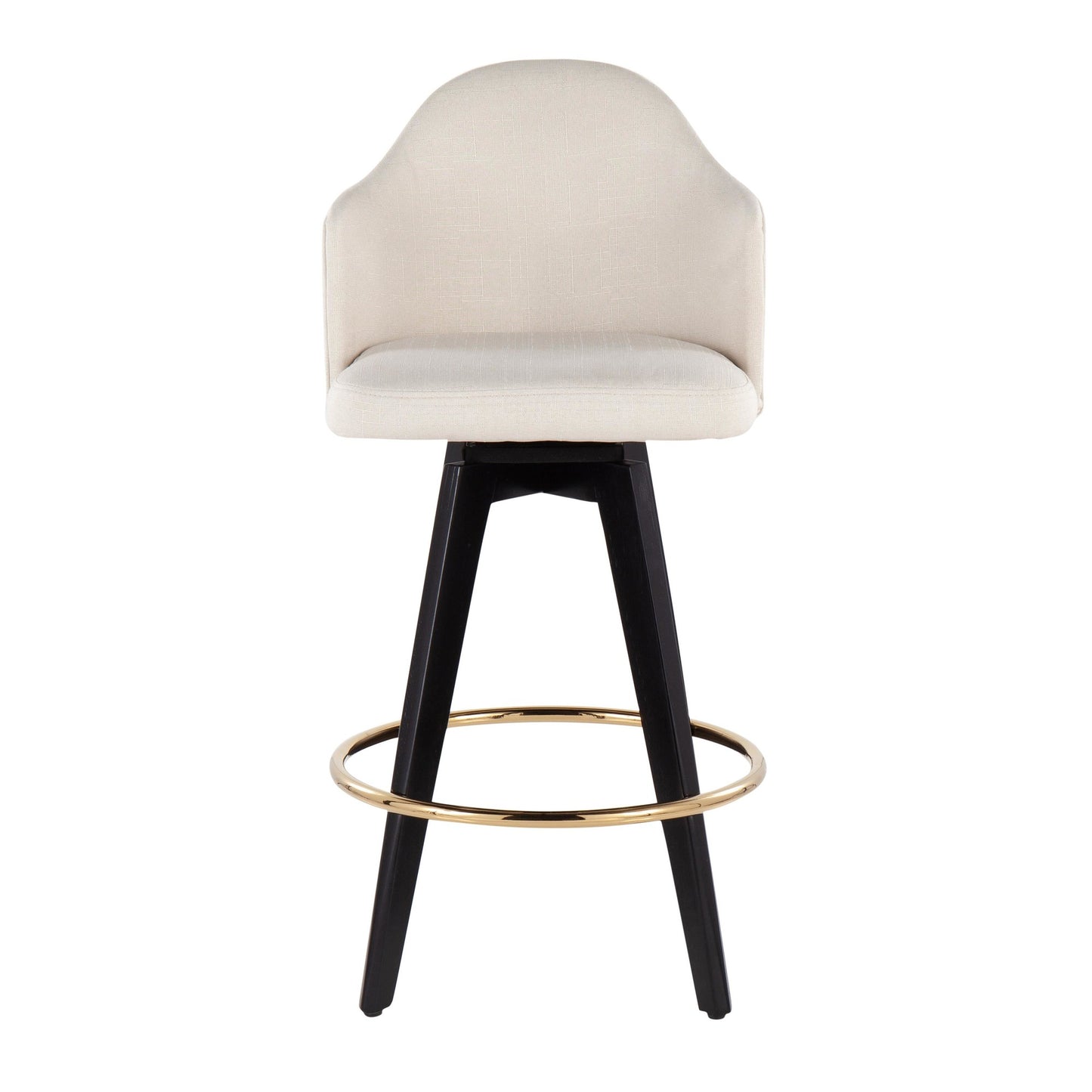 Ahoy 26" Counter Stool - Set of 2 By LumiSource - B26-AHOYUP2-SWVG BKCHAR2 | Counter Stools | Modishstore - 11