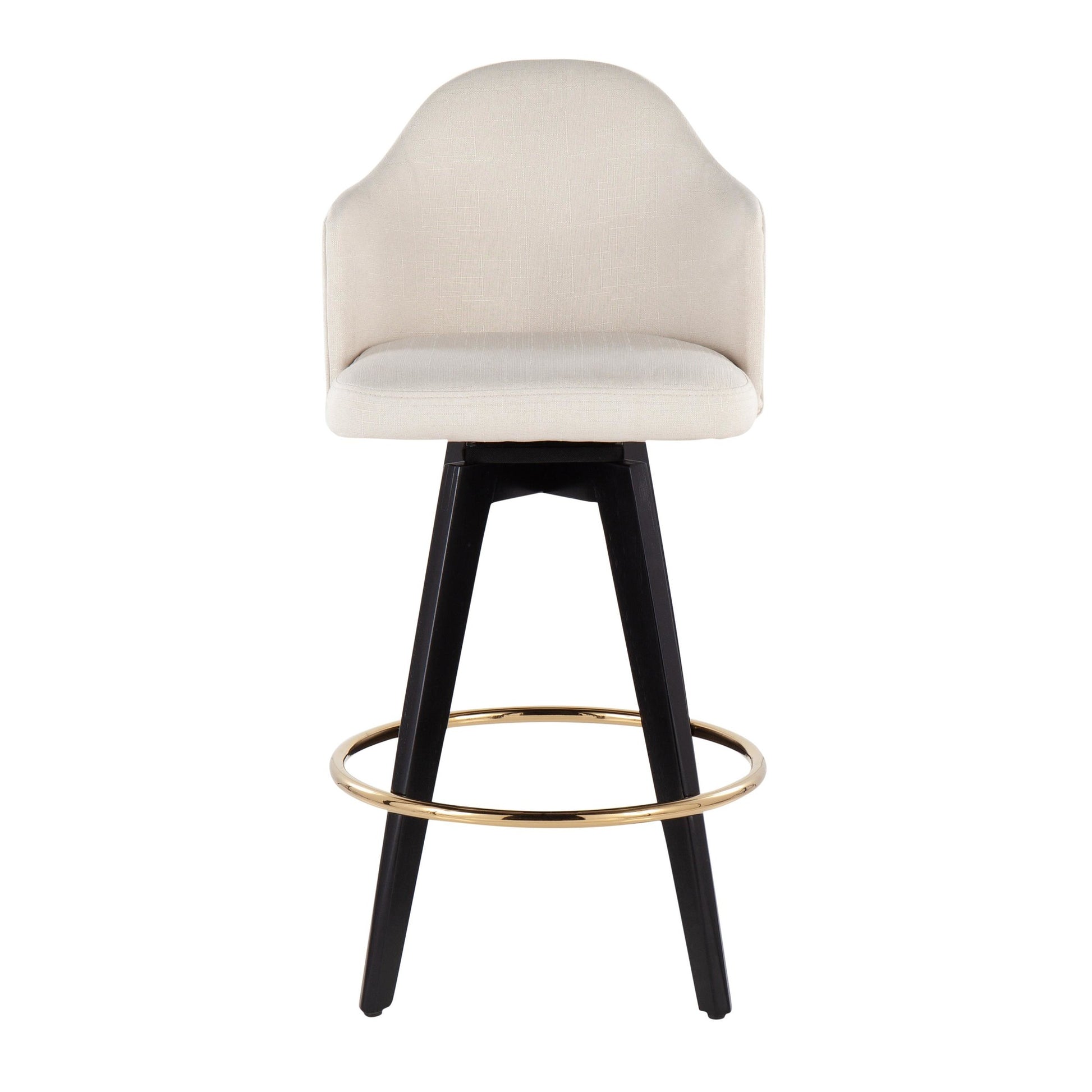 Ahoy 26" Counter Stool - Set of 2 By LumiSource - B26-AHOYUP2-SWVG BKCHAR2 | Counter Stools | Modishstore - 11