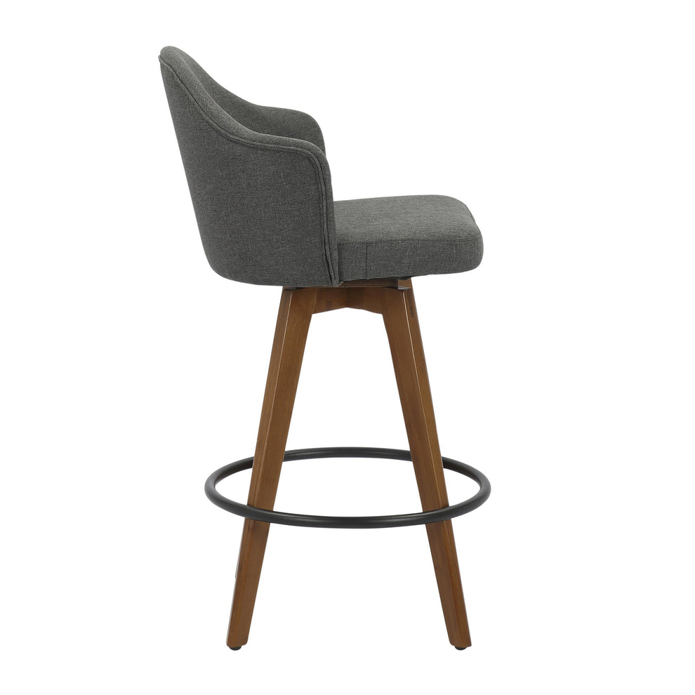 Ahoy Counter Stool By LumiSource - B26-AHOYUP WLGY | Counter Stools | Modishstore - 6