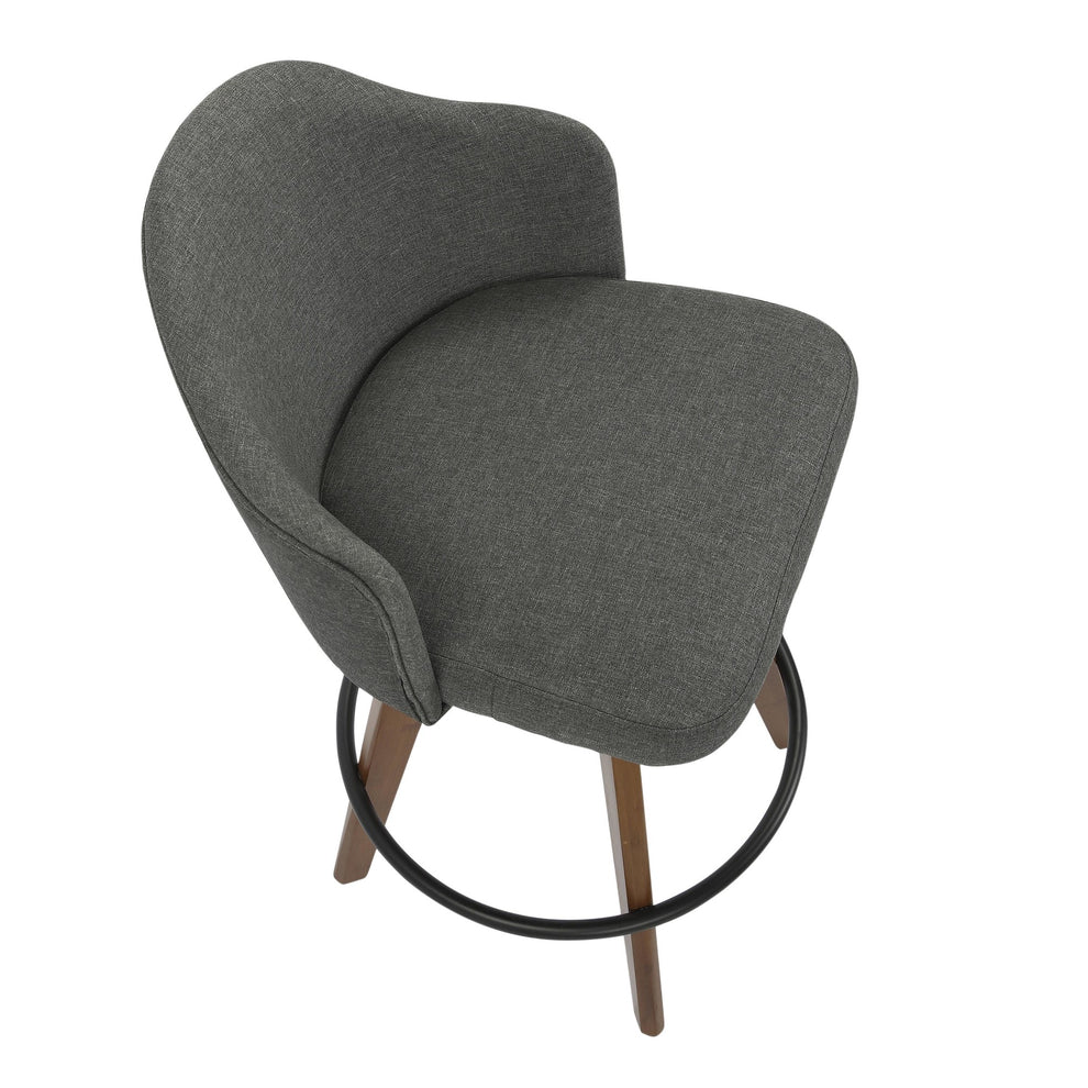 Ahoy Counter Stool By LumiSource - B26-AHOYUP WLGY | Counter Stools | Modishstore - 9