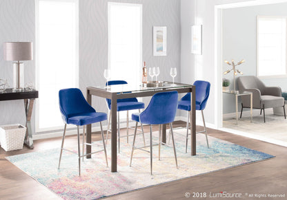 Marcel Counter Stool - Set of 2 By LumiSource - B25-MARCEL VBU2 | Counter Stools | Modishstore - 8