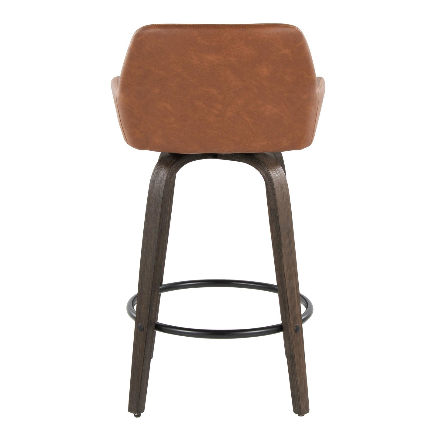 Daniella 26" Fixed-Height Counter Stool - Set of 2 By LumiSource - B26-DNLAPU-GRTZQ2 BNCAM2 | Counter Stools | Modishstore - 10
