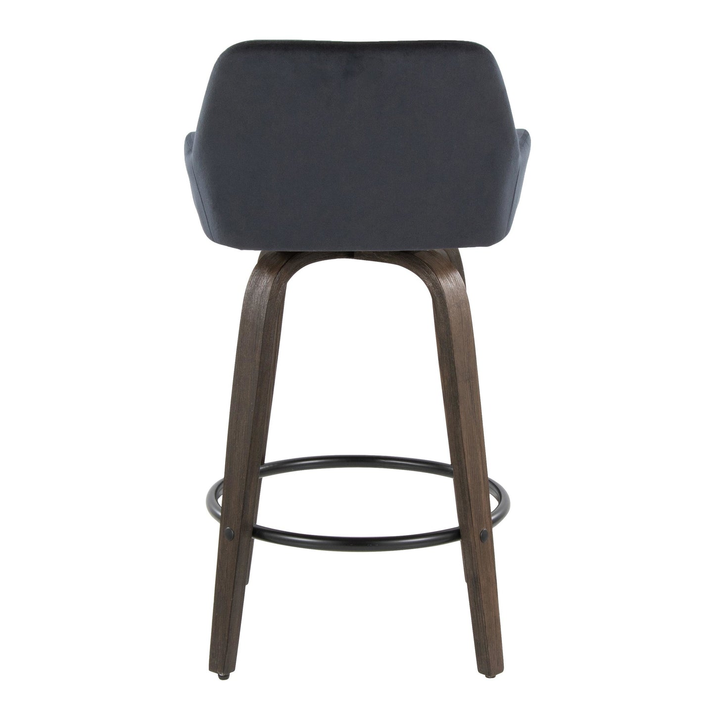 Daniella 26" Fixed-Height Counter Stool - Set of 2 By LumiSource - B26-DNLAV-GRTZQ2 BNBK2 | Counter Stools | Modishstore - 10
