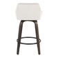 Daniella 26" Fixed-Height Counter Stool - Set of 2 By LumiSource - B26-DNLAV-GRTZQ2 BNBK2 | Counter Stools | Modishstore - 20