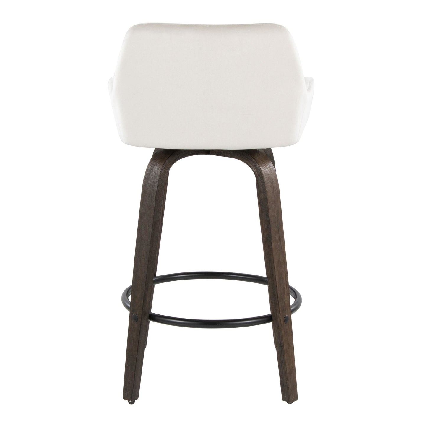 Daniella 26" Fixed-Height Counter Stool - Set of 2 By LumiSource - B26-DNLAV-GRTZQ2 BNBK2 | Counter Stools | Modishstore - 20