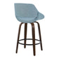 Fabrico 26" Fixed-Height Counter Stool - Set of 2 By LumiSource - B26-FBCOFB-GRTZQ2 BNBU2 | Counter Stools | Modishstore - 8