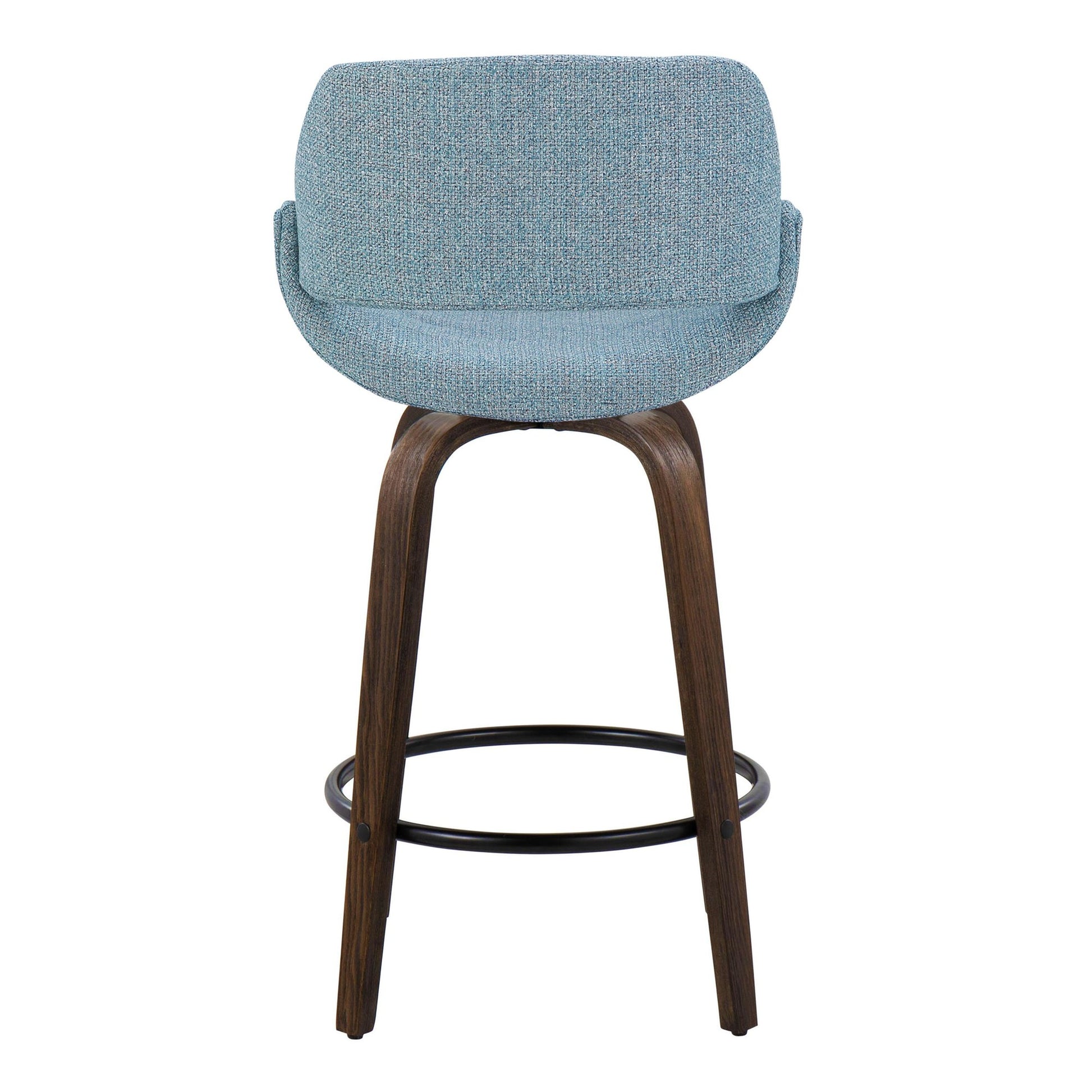 Fabrico 26" Fixed-Height Counter Stool - Set of 2 By LumiSource - B26-FBCOFB-GRTZQ2 BNBU2 | Counter Stools | Modishstore - 10