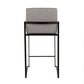 Fuji High Back 26" Fixed-Height Counter Stool - Set of 3 By LumiSource - B26-FUJIHBFB BKBG3 | Counter Stools | Modishstore - 24