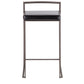 Fuji Stacker 26" Fixed-Height Counter Stool - Set of 3 By LumiSource - B26-FUJIPU ANBK3 | Counter Stools | Modishstore - 7