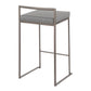 Fuji Stacker 26" Fixed-Height Counter Stool - Set of 3 By LumiSource - B26-FUJIPU ANBK3 | Counter Stools | Modishstore - 13