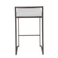 Fuji Stacker 26" Fixed-Height Counter Stool - Set of 3 By LumiSource - B26-FUJIPU ANBK3 | Counter Stools | Modishstore - 23
